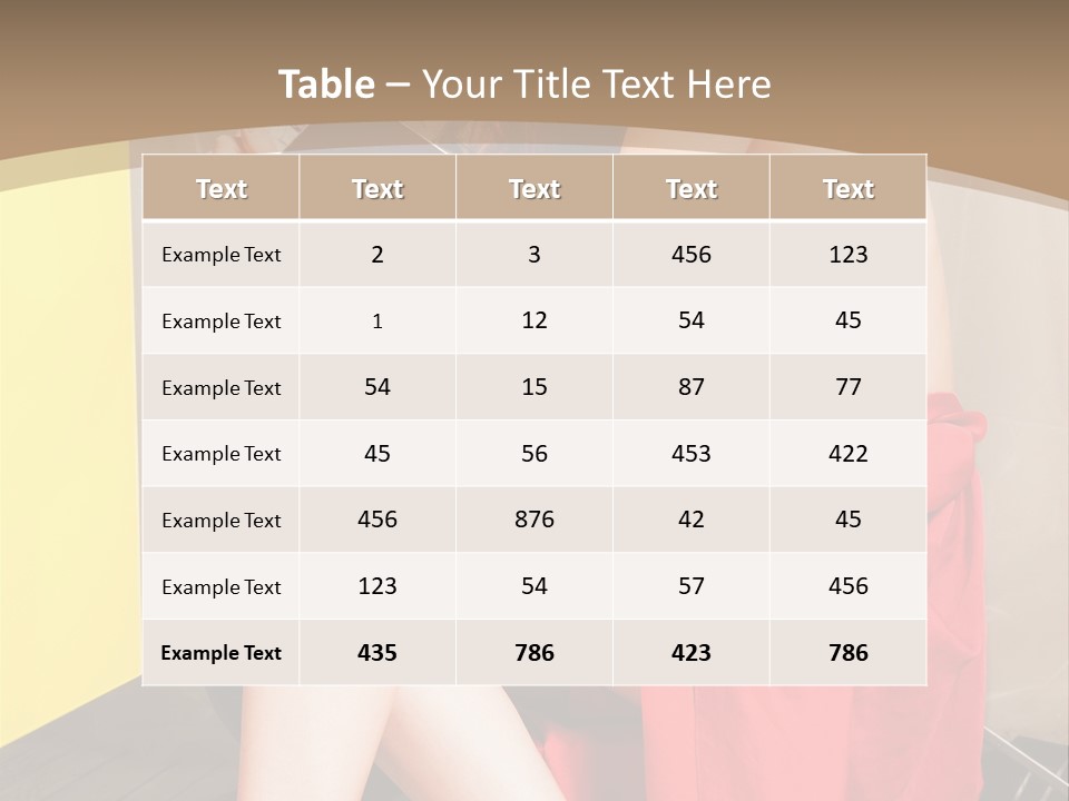Fashion Provocative Attractive PowerPoint Template