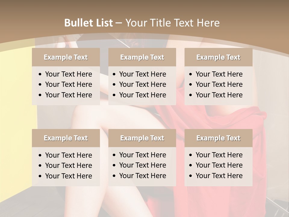 Fashion Provocative Attractive PowerPoint Template