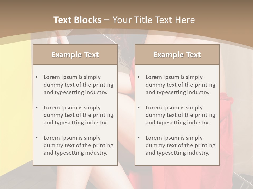 Fashion Provocative Attractive PowerPoint Template