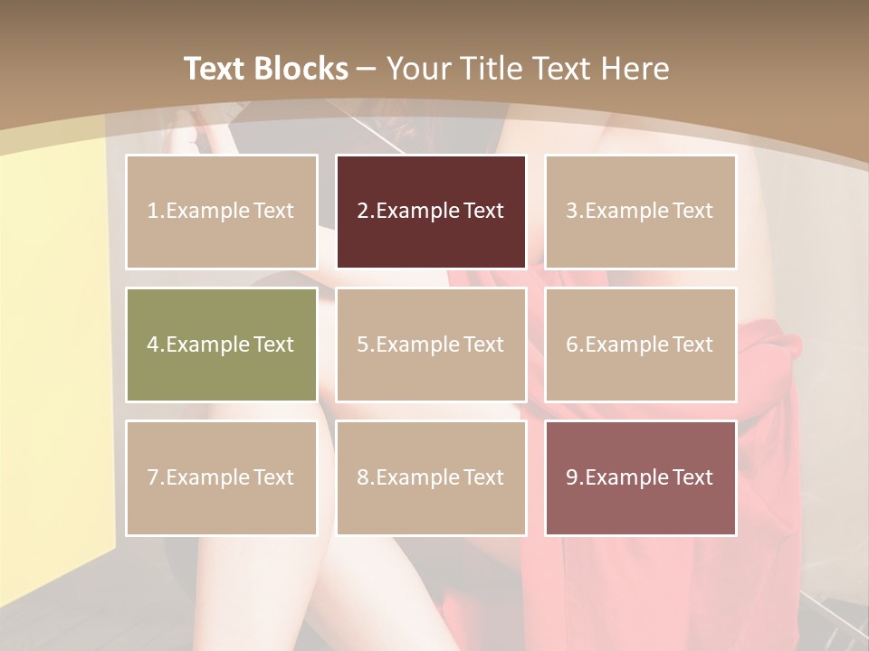 Fashion Provocative Attractive PowerPoint Template