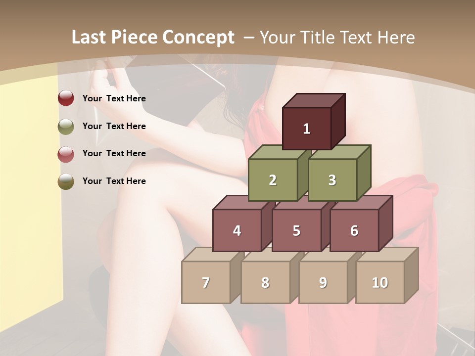 Fashion Provocative Attractive PowerPoint Template