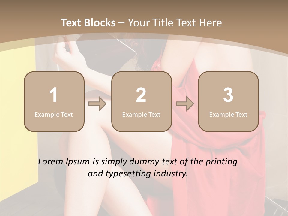 Fashion Provocative Attractive PowerPoint Template