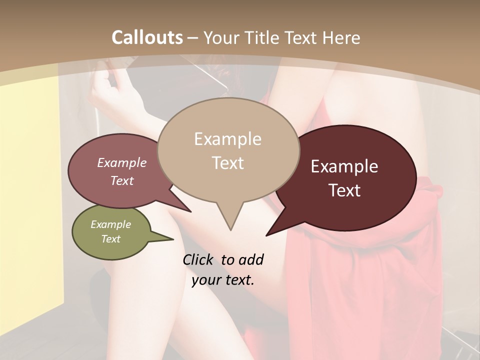 Fashion Provocative Attractive PowerPoint Template