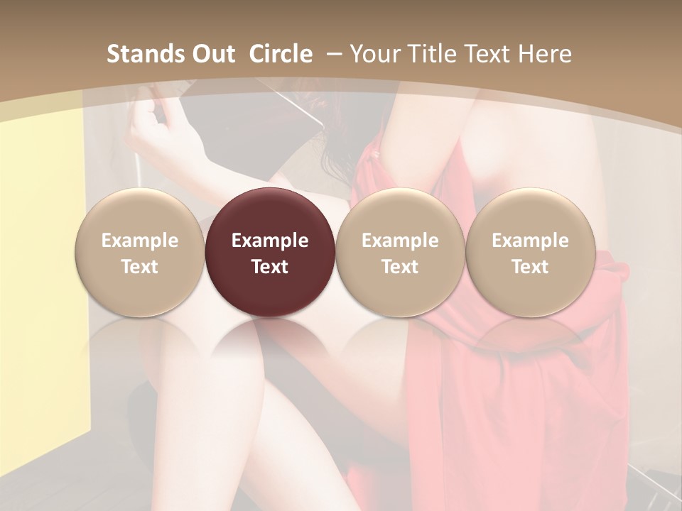 Fashion Provocative Attractive PowerPoint Template