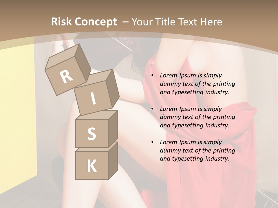 Fashion Provocative Attractive PowerPoint Template