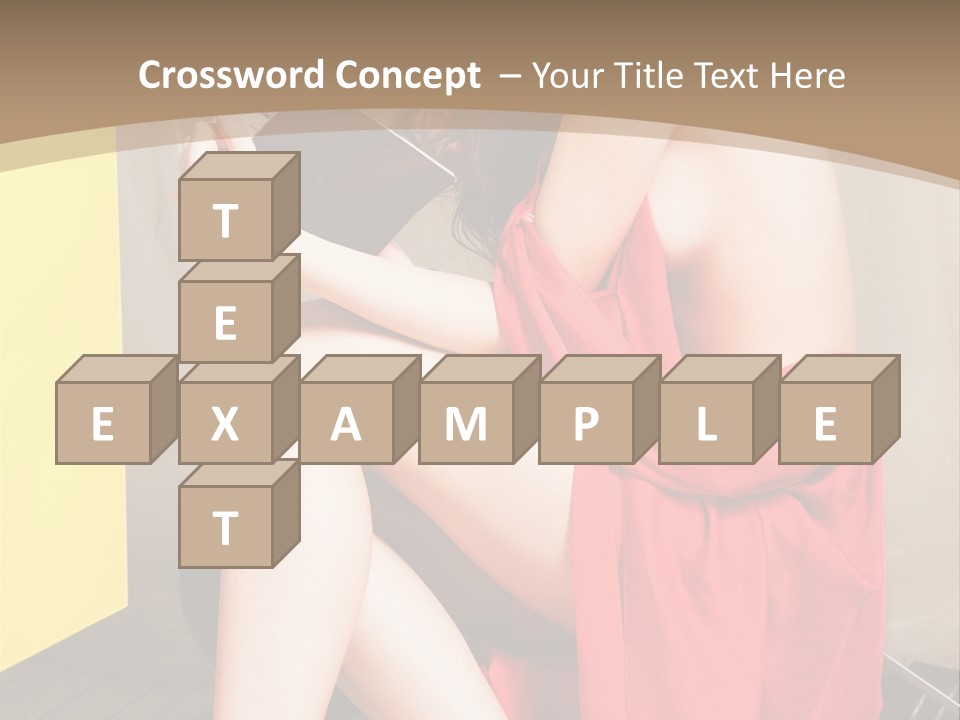 Fashion Provocative Attractive PowerPoint Template