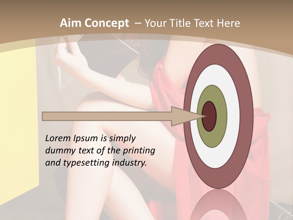 Fashion Provocative Attractive PowerPoint Template