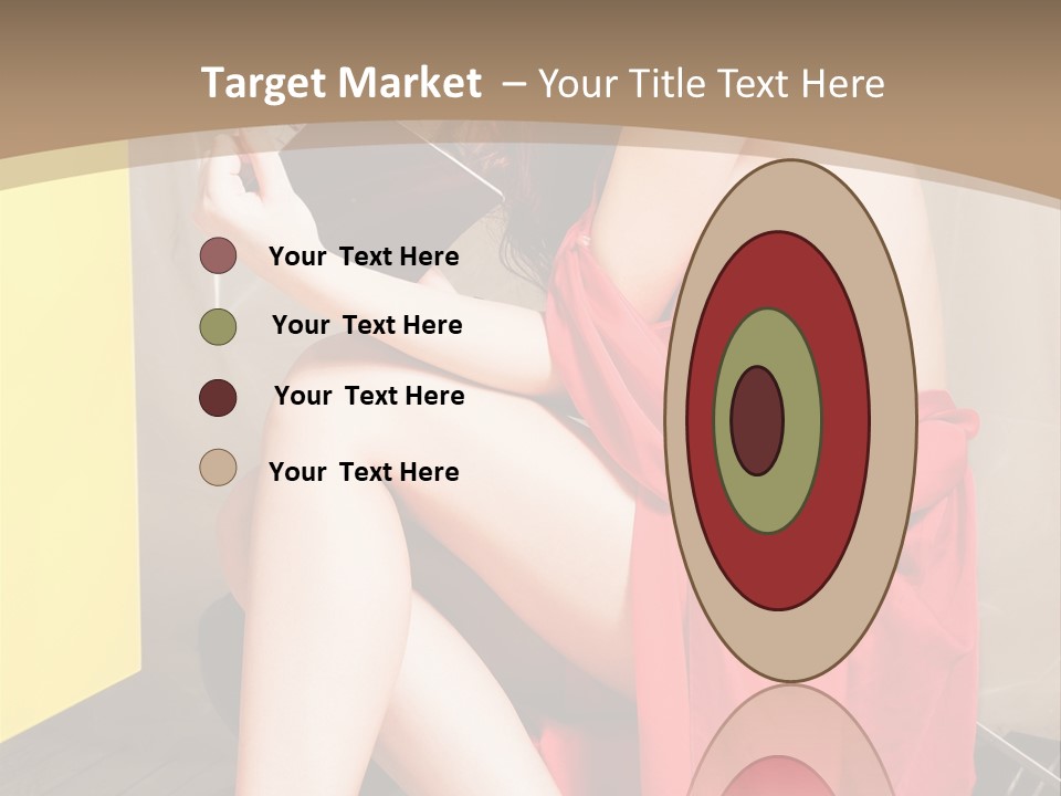 Fashion Provocative Attractive PowerPoint Template