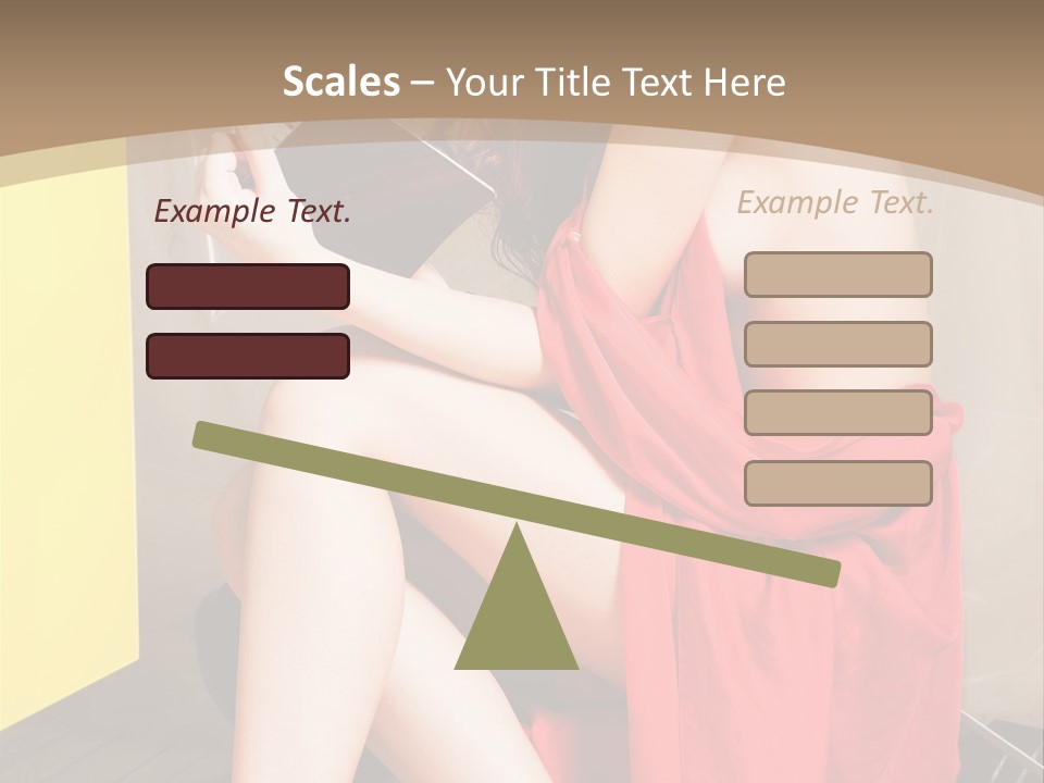 Fashion Provocative Attractive PowerPoint Template