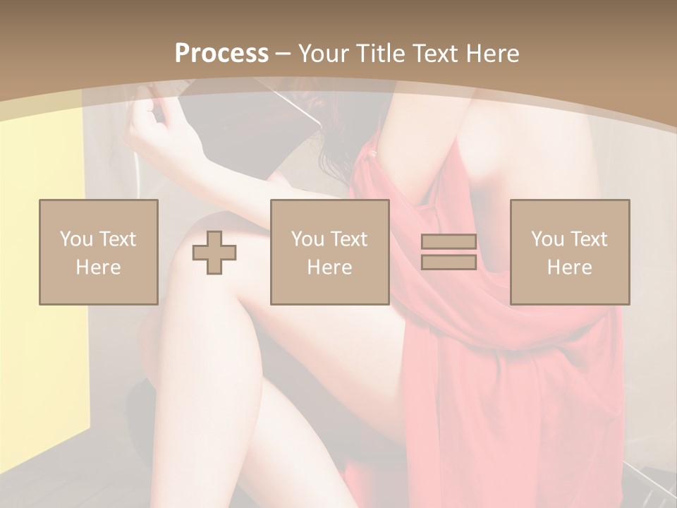 Fashion Provocative Attractive PowerPoint Template