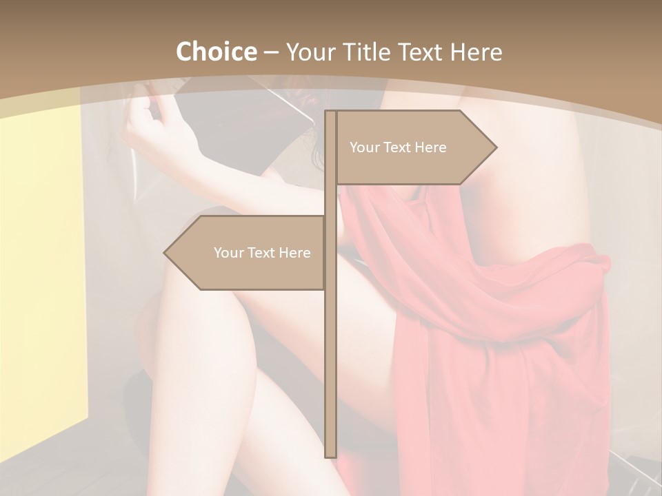 Fashion Provocative Attractive PowerPoint Template