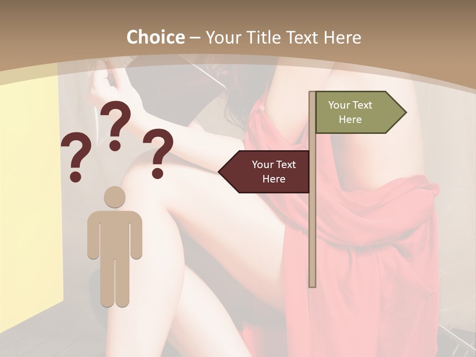 Fashion Provocative Attractive PowerPoint Template