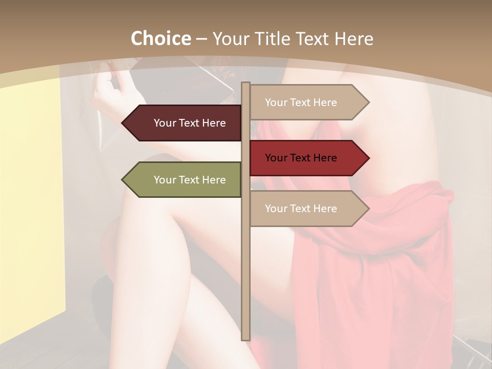 Fashion Provocative Attractive PowerPoint Template