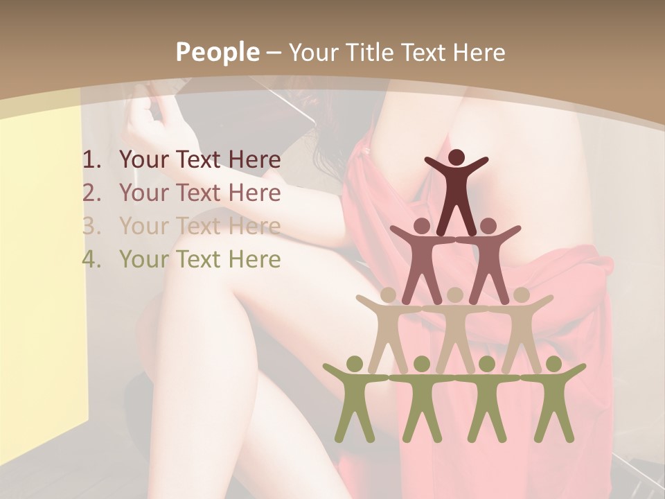 Fashion Provocative Attractive PowerPoint Template