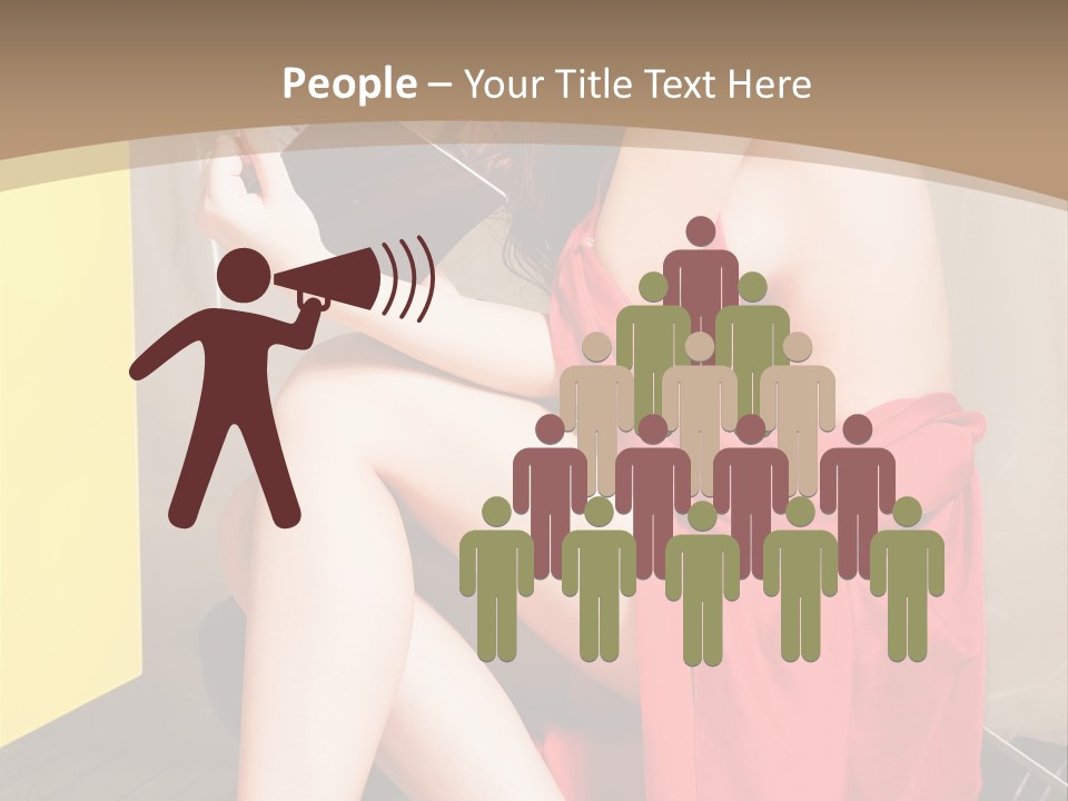 Fashion Provocative Attractive PowerPoint Template