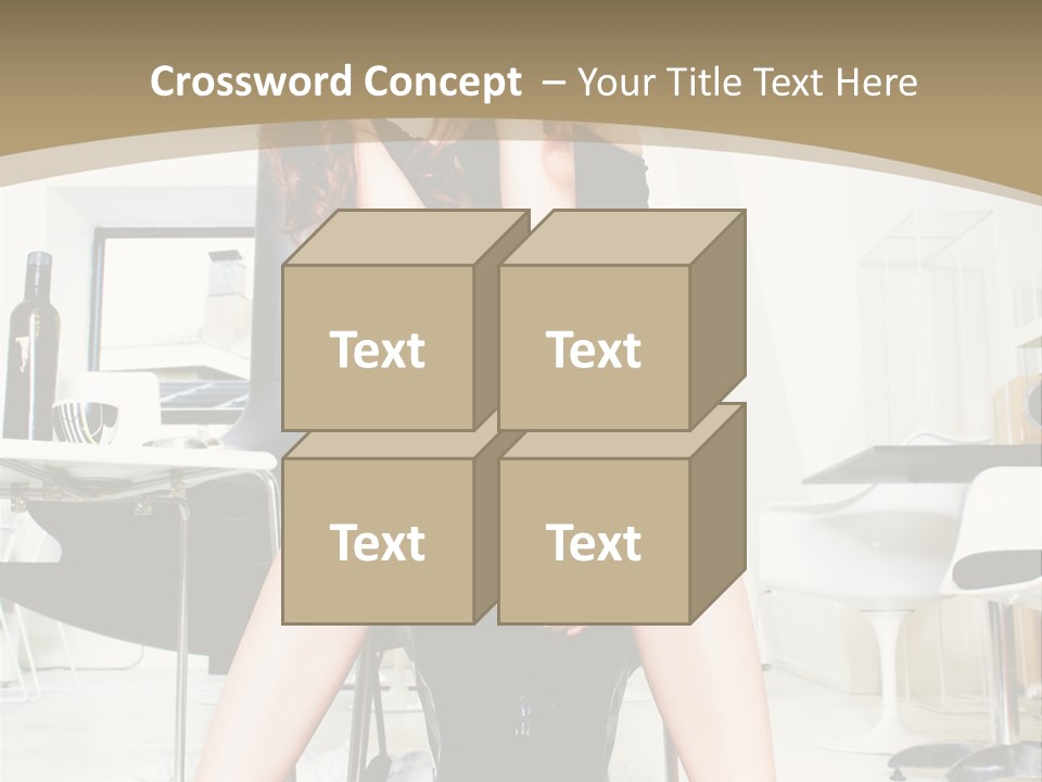 Legs Indoor Fashion PowerPoint Template