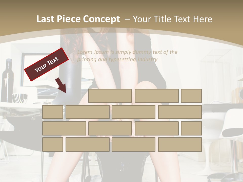 Legs Indoor Fashion PowerPoint Template