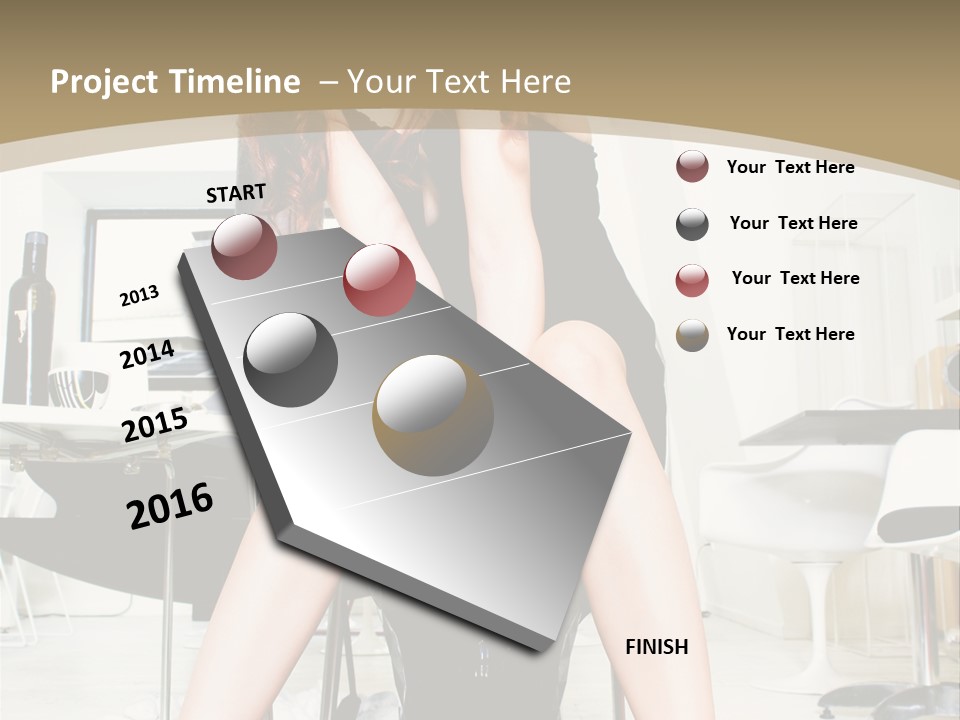 Legs Indoor Fashion PowerPoint Template