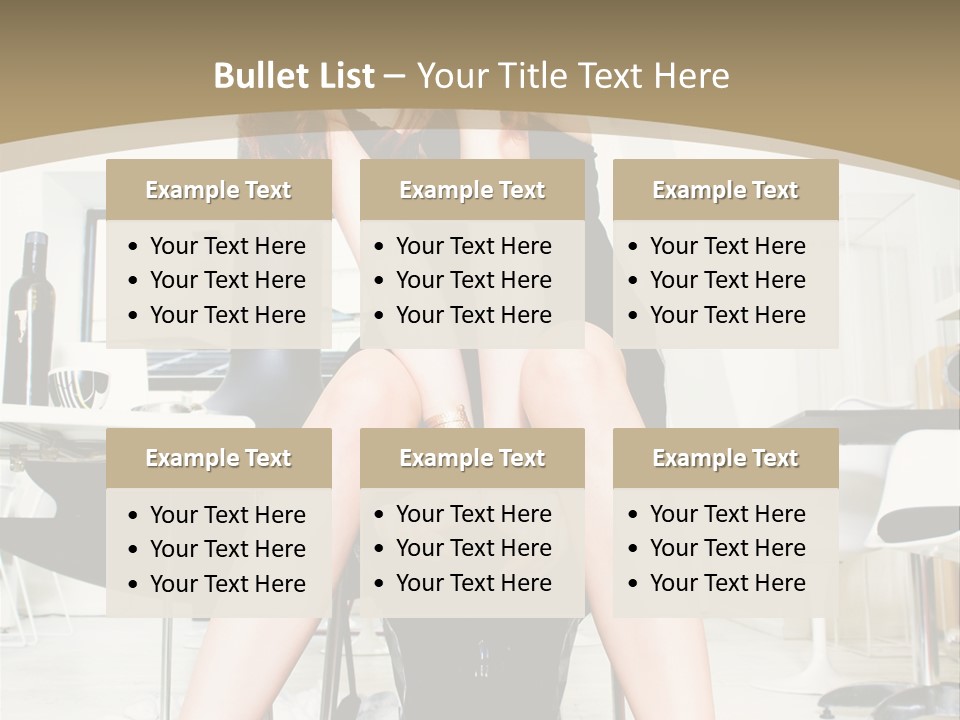 Legs Indoor Fashion PowerPoint Template