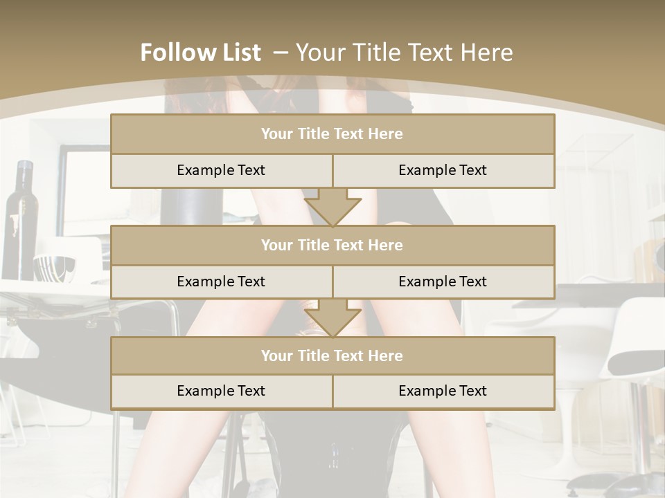 Legs Indoor Fashion PowerPoint Template