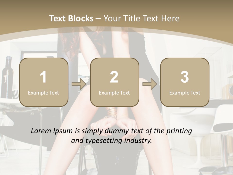 Legs Indoor Fashion PowerPoint Template