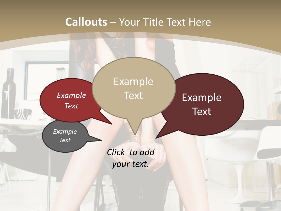 Legs Indoor Fashion PowerPoint Template