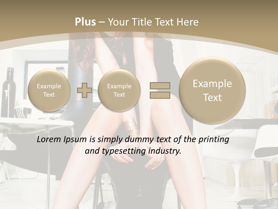 Legs Indoor Fashion PowerPoint Template