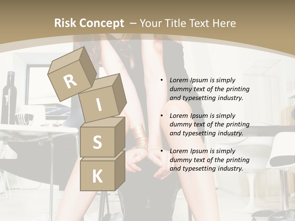 Legs Indoor Fashion PowerPoint Template