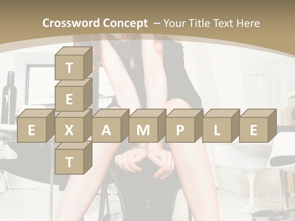 Legs Indoor Fashion PowerPoint Template