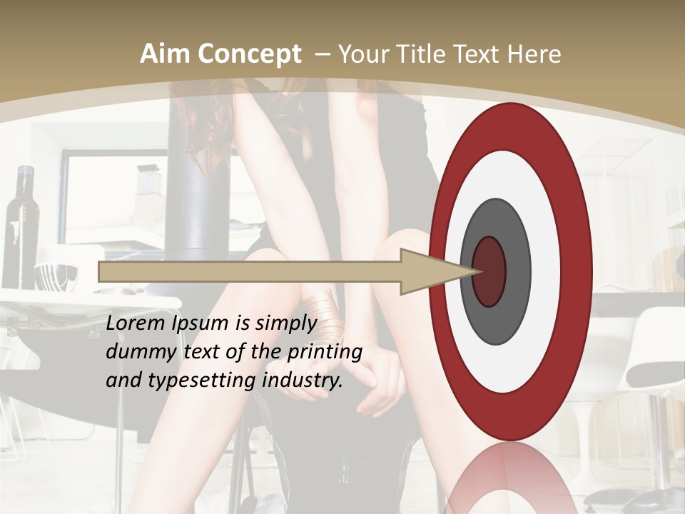 Legs Indoor Fashion PowerPoint Template