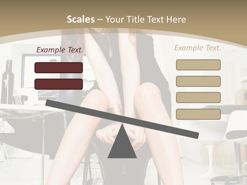 Legs Indoor Fashion PowerPoint Template