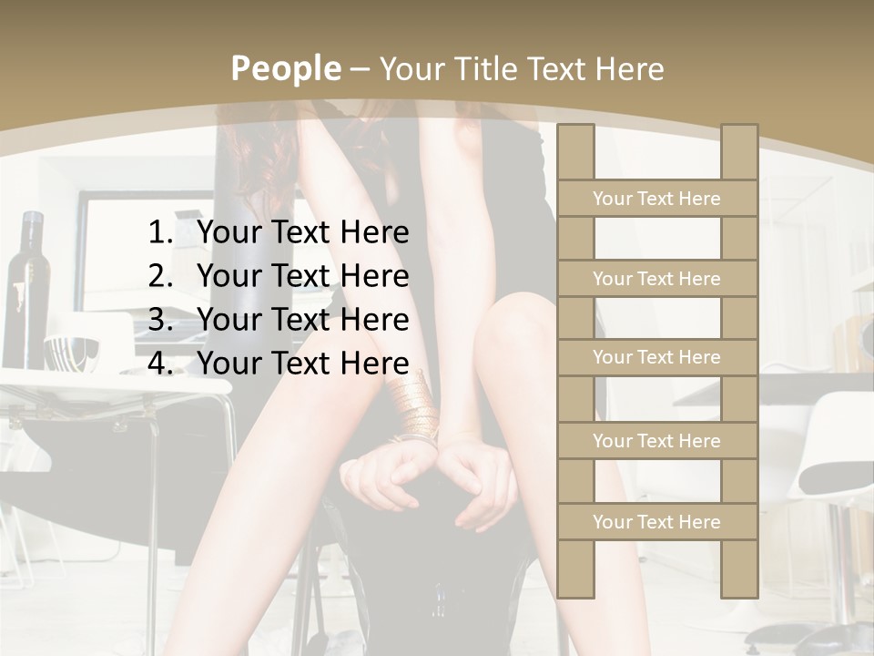 Legs Indoor Fashion PowerPoint Template