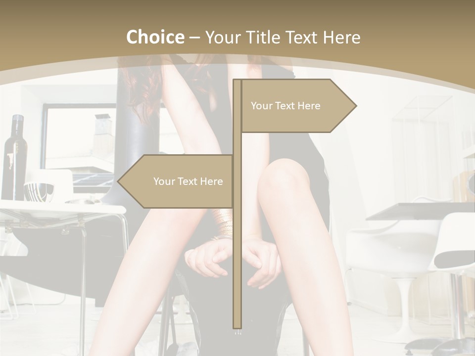 Legs Indoor Fashion PowerPoint Template