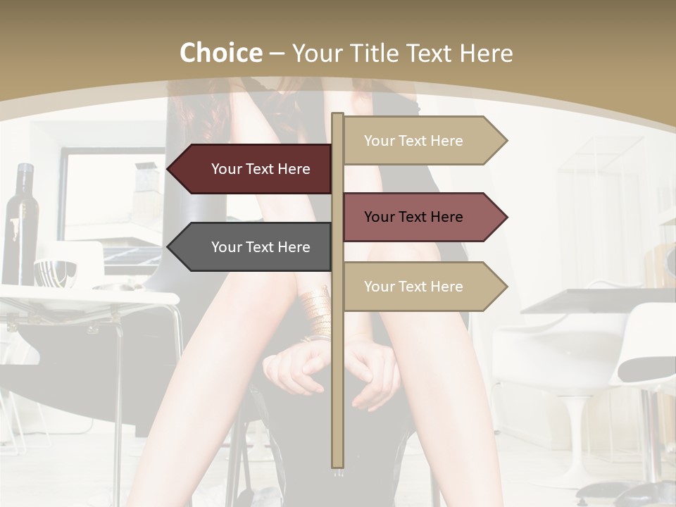 Legs Indoor Fashion PowerPoint Template