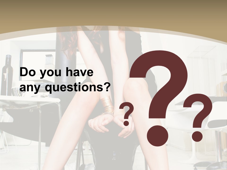 Legs Indoor Fashion PowerPoint Template