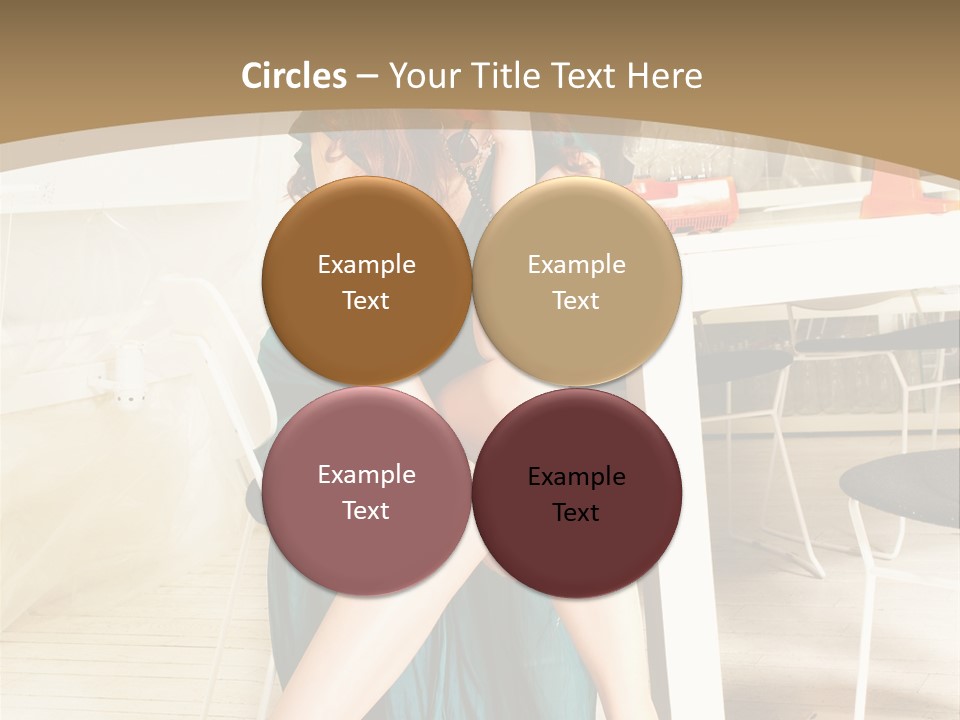 Vogue Table Fashion PowerPoint Template