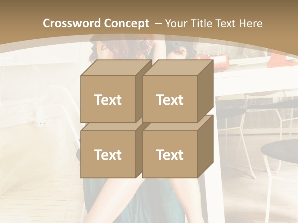 Vogue Table Fashion PowerPoint Template