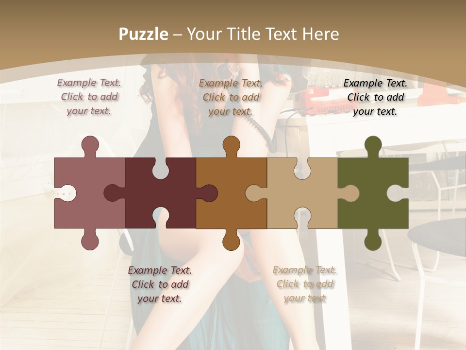 Vogue Table Fashion PowerPoint Template