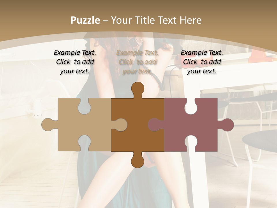 Vogue Table Fashion PowerPoint Template