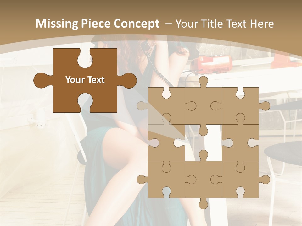 Vogue Table Fashion PowerPoint Template