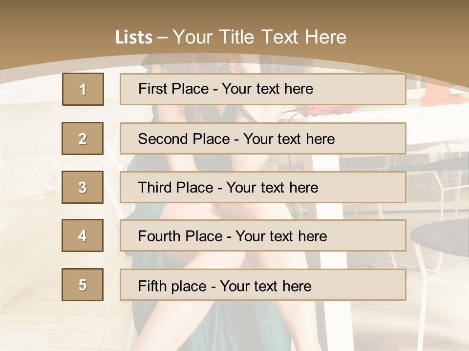 Vogue Table Fashion PowerPoint Template