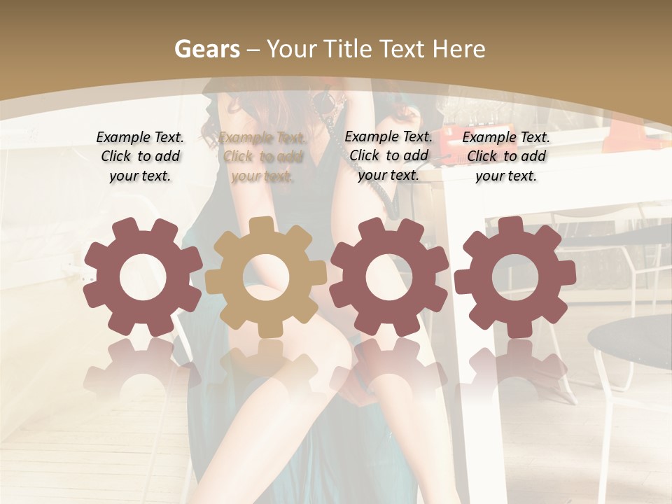 Vogue Table Fashion PowerPoint Template