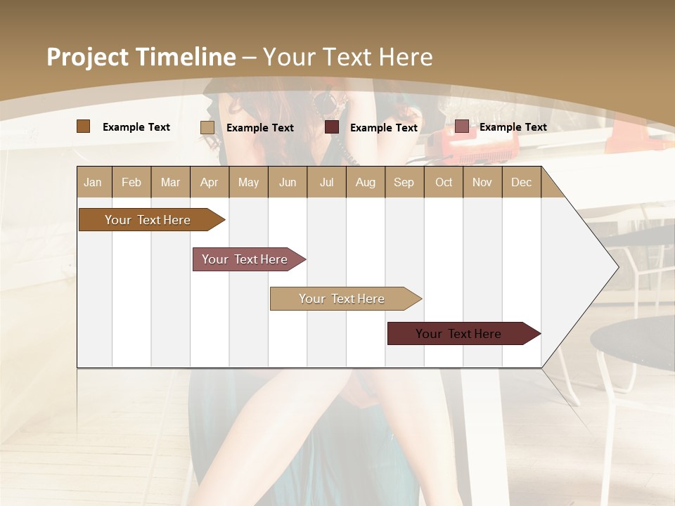Vogue Table Fashion PowerPoint Template