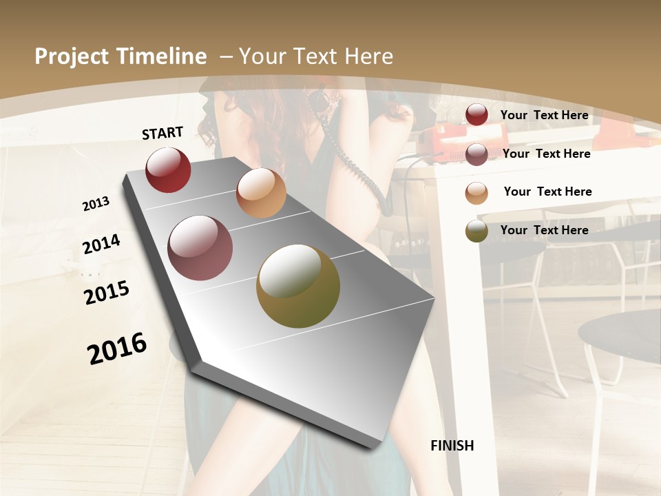 Vogue Table Fashion PowerPoint Template