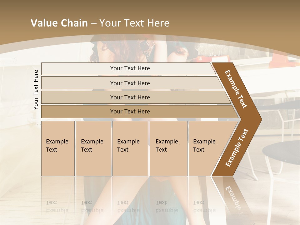 Vogue Table Fashion PowerPoint Template