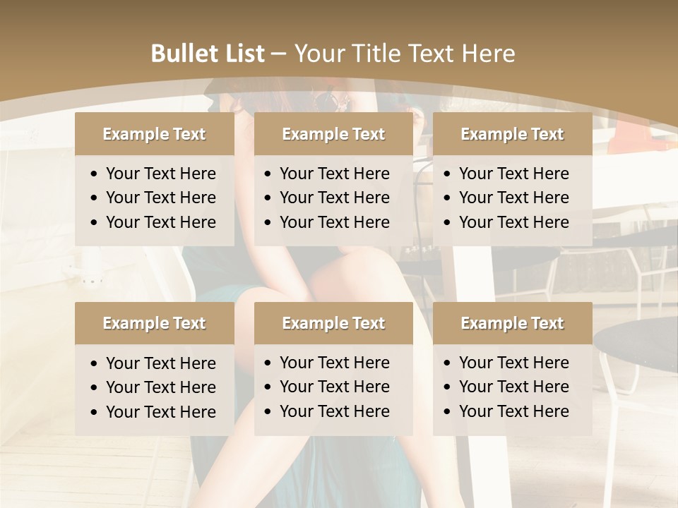 Vogue Table Fashion PowerPoint Template