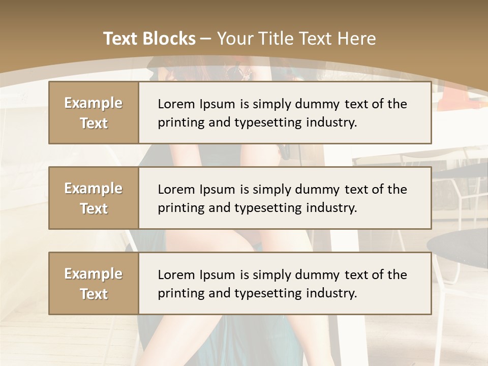 Vogue Table Fashion PowerPoint Template