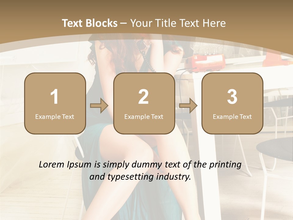 Vogue Table Fashion PowerPoint Template