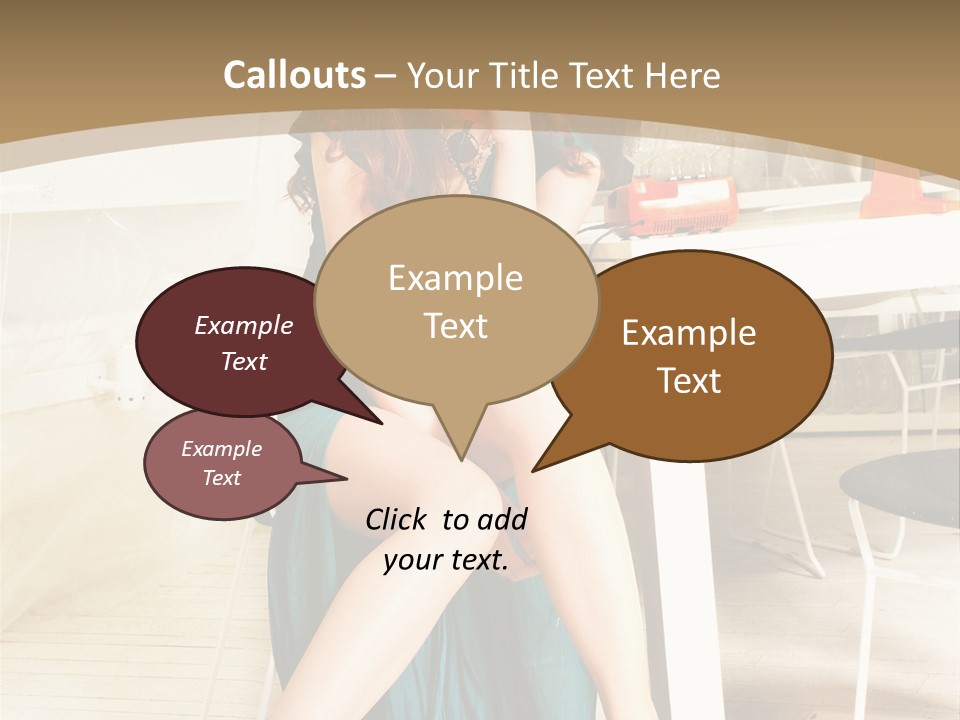 Vogue Table Fashion PowerPoint Template