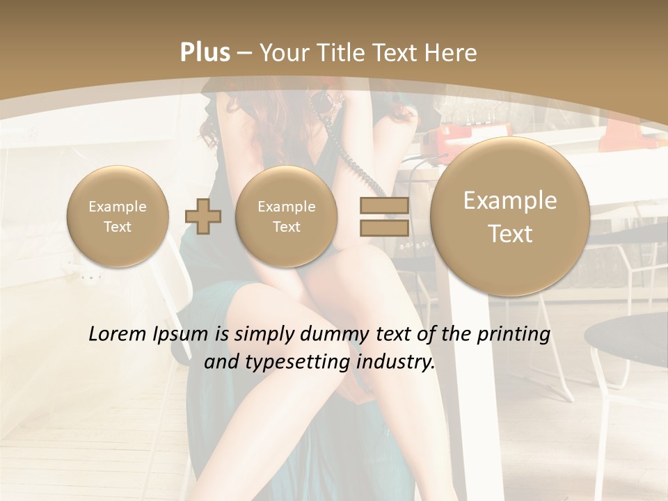 Vogue Table Fashion PowerPoint Template